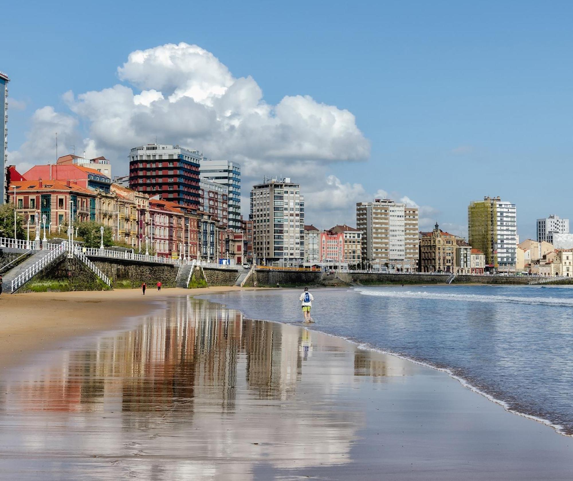 Esmex Playa - Amplio Y Hermoso Piso Pegado A La Playa, 3Hab - Vut-4228-As Хихон Экстерьер фото